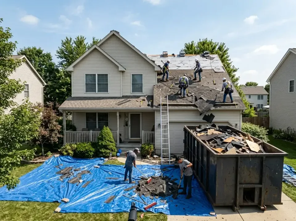 roof-replacement-debris-remova-004 — frequently asked questions, Cheapest Dumpster Rentals in Groesbeck, OH